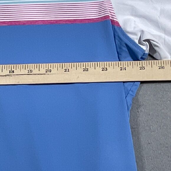 Peter Millar Crown Crafted Polo Shirt Men Size‎ XXL JULIUS Blue White NWT - Picture 6 of 11